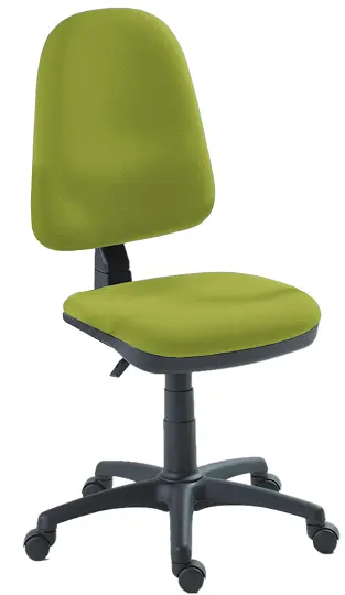 1080/MEK židle kancelářská, látka BO BONDAI BN17 (7032) - látka zelinkavá